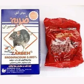موش کش پلیت برادیفاکوم (پفکی) 200 گرمی سمیران