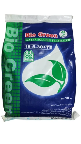 بیوگرین 30-5-15 وارداتی تجارت طلایی